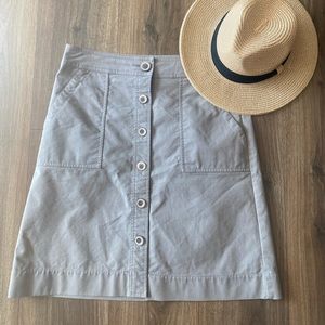Trina Turk cotton blend button front skirt-size 8